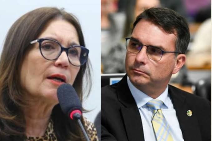 Flávio diz que busca uma vice mulher e coloca Bia Kicis entre os nomes lembrados