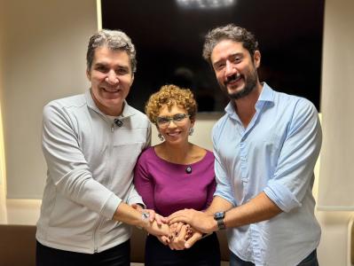 Jarbas Soares (PSB), Marília Campos (PT) e Gabriel Azevedo (MDB)