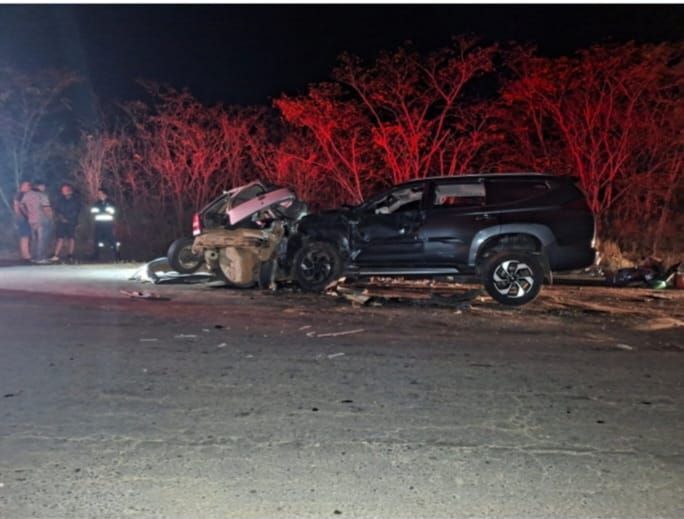 Colisão frontal na MG-122 deixa motorista morto em Monte Azul