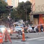 Motorista de aplicativo com sintomas de embriaguez capota carro em BH