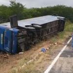 Vídeo mostra como ficou ônibus após tragédia que deixou sete mortos e 30 feridos no Ceará
