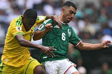 Lance de África do Sul x México, pela abertura da Copa de 2026