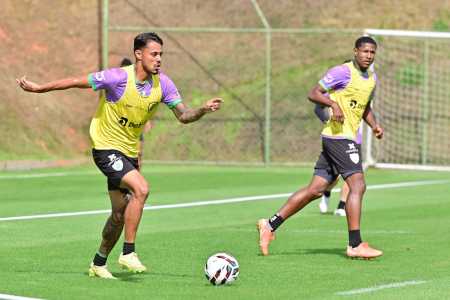 América em treino na manhã desta sexta-feira (12), realizado no CT Lanna Drumond - Contagem - MG
