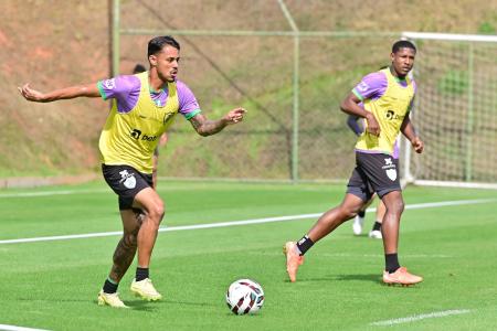 América em treino na manhã desta sexta-feira (12), realizado no CT Lanna Drumond - Contagem - MG