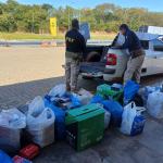 Mercadorias estrangeiras são apreendidas após tentativa de fuga na BR-365, em Montes Claros