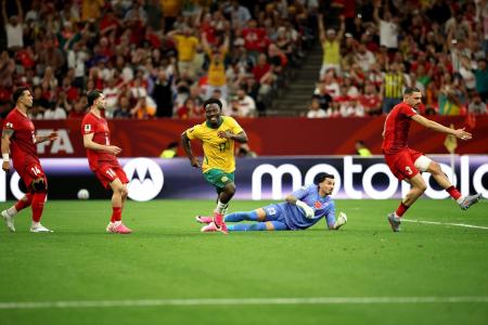 Irankunda celebra gol pela Austrália sobre a Turquia na Copa de 2026