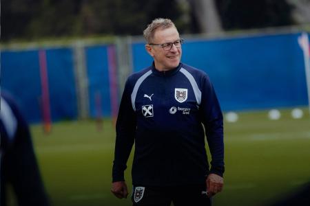 Ralf Rangnick em treino pela Áustria na Copa de 2026