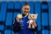 Babi Domingos brilha e garante ouro no Pan-Americano de Ginástica Rítmica