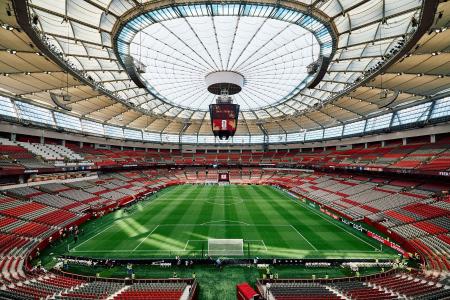 BC Place, estádio do confronto entra Suiça e Colômbia, nesta terça-feira