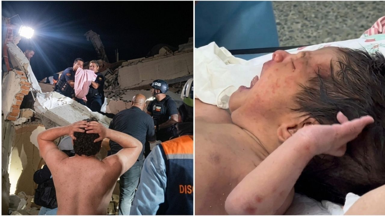 Final feliz! Veja como está o bebê resgatado dos escombros após terremoto na Venezuela