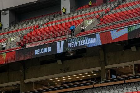 BC Place preparado para Nova Zelândia x Bélgica, pela Copa do Mundo