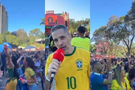 Festa no Mineirinho em Brasil 2 x 1 Japão