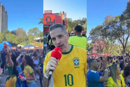 Festa no Mineirinho em Brasil 2 x 1 Japão