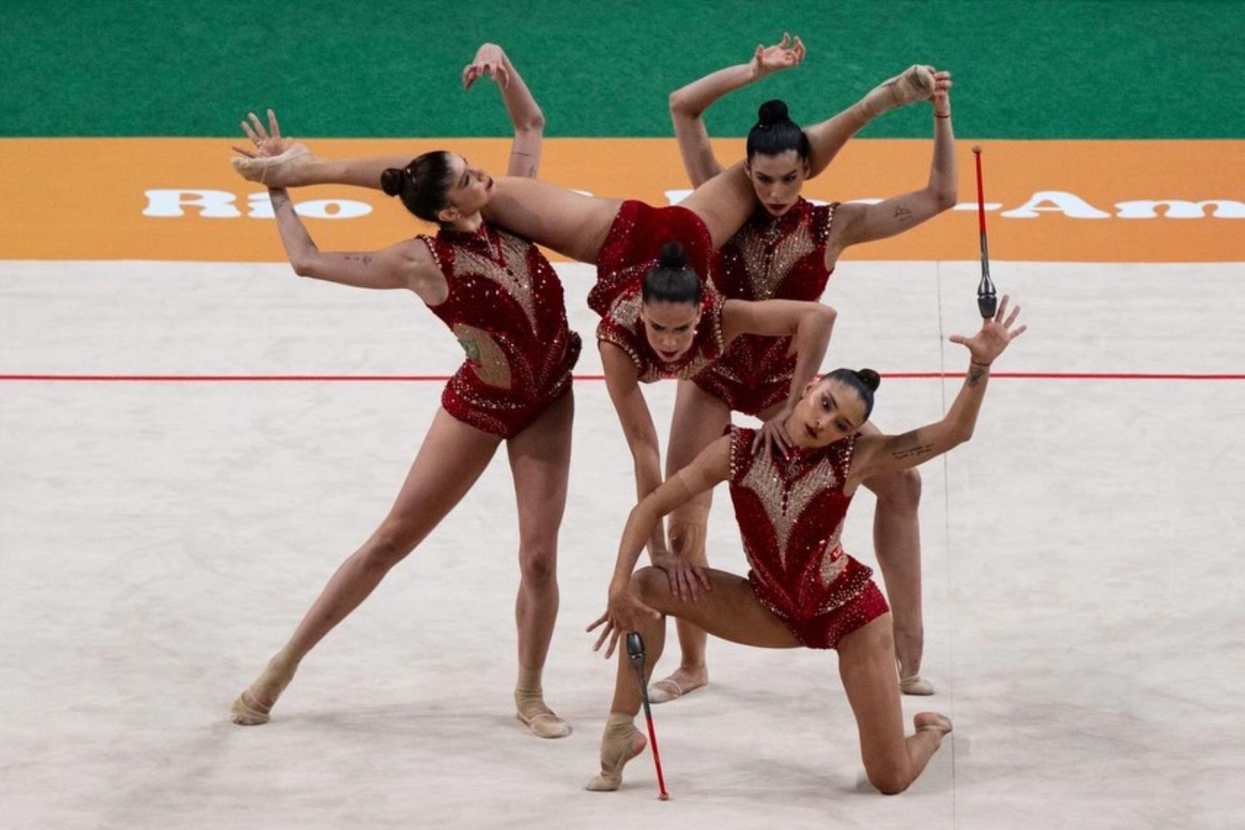 Brasil conquista ouro por conjunto geral no Pan-Americano de Ginástica Rítmica