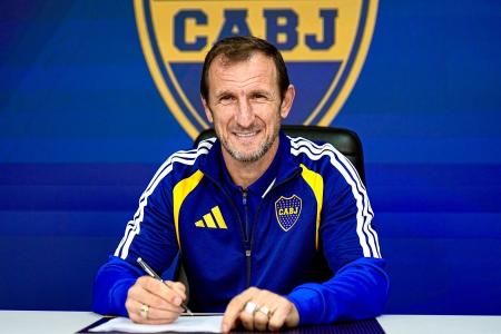 Rodolfo Arruabarrena anunciado como técnico do Boca Juniors, em 18 de junho de 2026