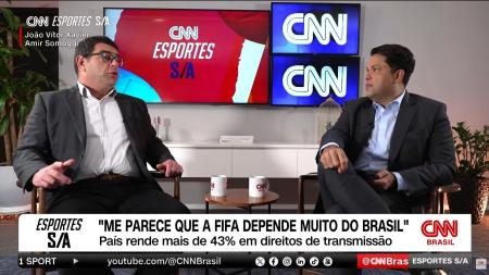 Amir Somoggi em participação no CNN Esportes S/A