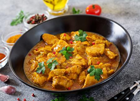 Receita de frango ao curry