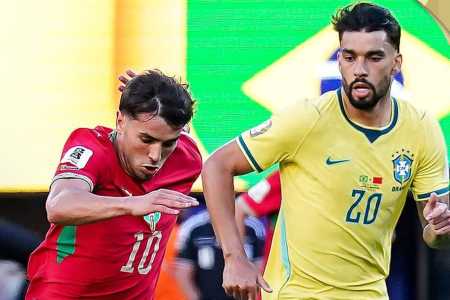 Lance de Brasil 1 x 1 Marrocos, pela Copa do Mundo de 2026