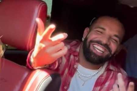 Drake em aparição no Instagram