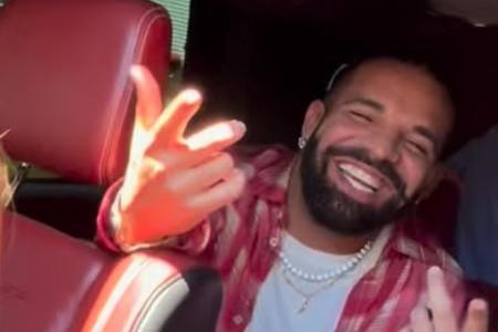Drake em aparição no Instagram