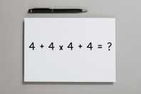 A equação (4 + 4 × 4 + 4) parece fácil, mas muita gente cai na armadilha e erra