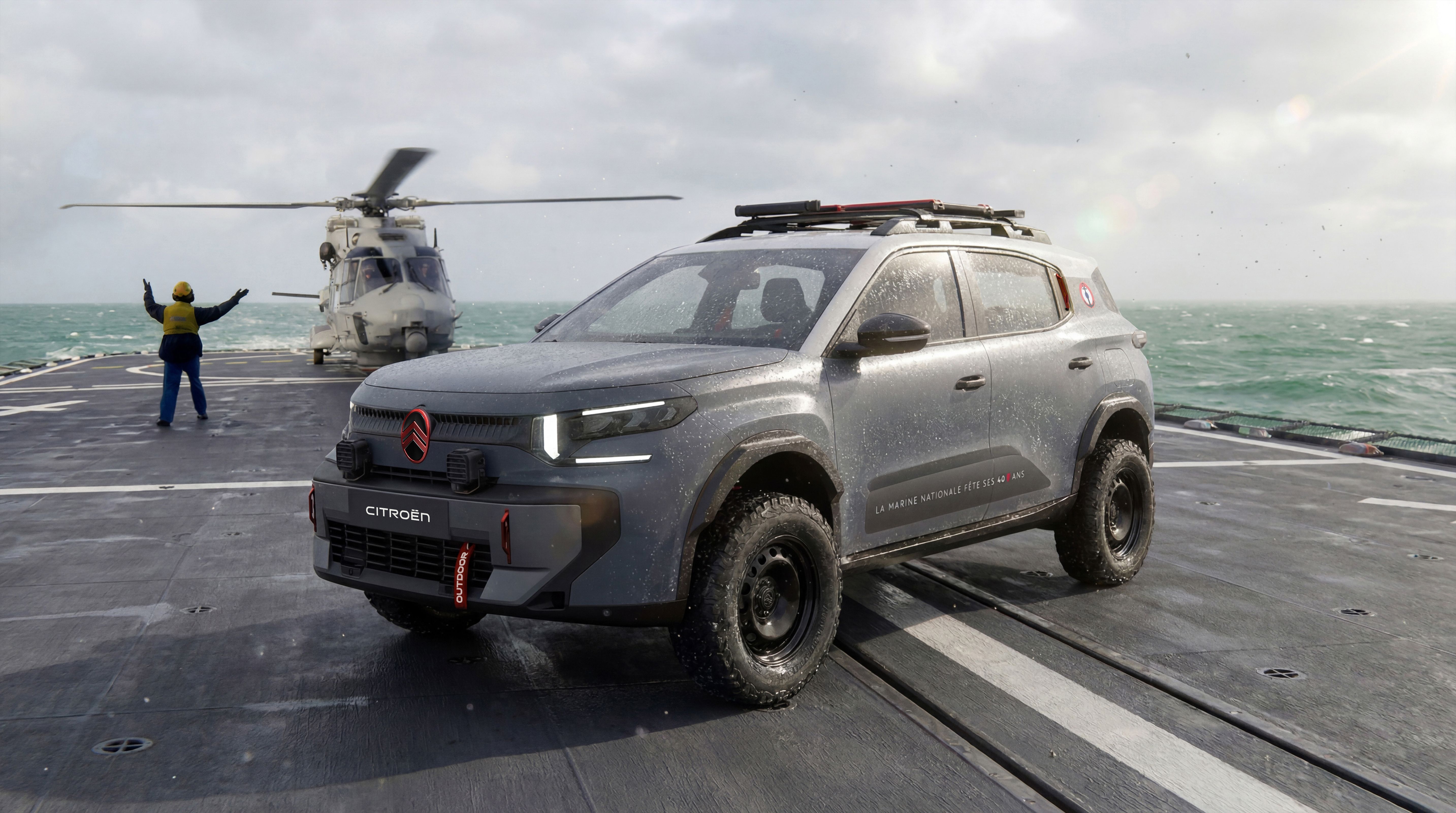 Citroën transforma SUV em veículo militar para celebrar a Marinha Francesa