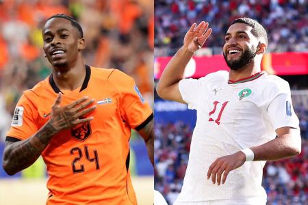 Crysencio Summerville e Ismael Saibari celebram gols por Holanda e Marrocos
