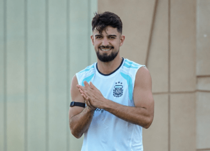 Flaco López, do Palmeiras, disputa Copa do Mundo pela Argentina • Reprodução/X @palmeiras