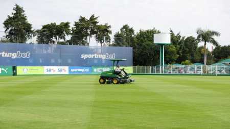 Academia de Futebol, CT do Palmeiras, passou por reformas no gramado • Fabio Menotti/Palmeiras