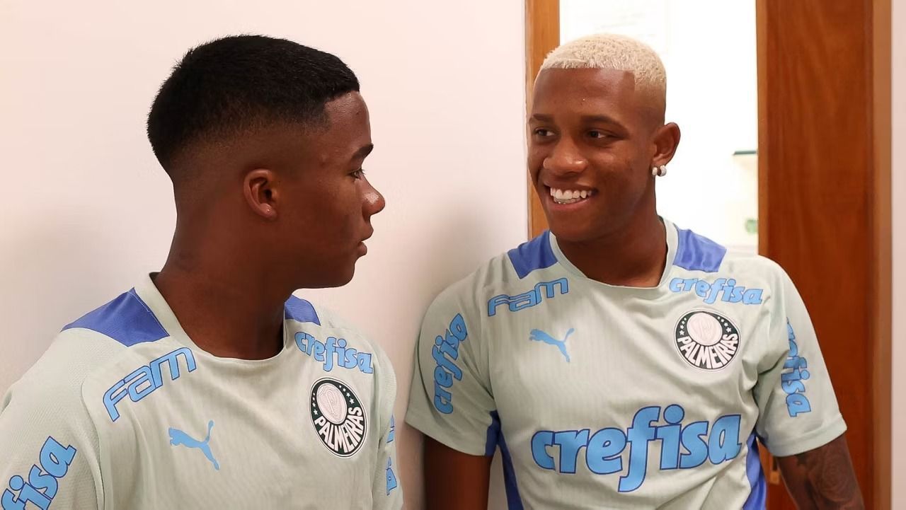 Palmeiras exalta Endrick e Danilo para estreia da Seleção Brasileira