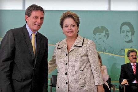 Crivella como Ministro de Estado da Pesca e Aquicultura no governo Dilma • Roberto Stuckert Filho/Presidência