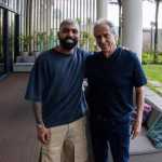 Jorge Jesus e Gabigol: ídolos do Flamengo se encontram, e atacante registra
