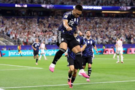 Jordânia x Argentina: Lautaro Martínez vibra com gol na Copa do Mundo