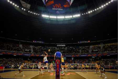 Ginásio em Brasília recebeu jogos da VNL Masculina e Feminina