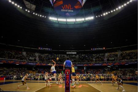 Ginásio em Brasília recebeu jogos da VNL Masculina e Feminina