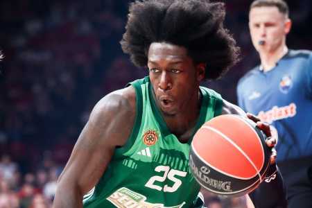 Kendrick Nunn em ação pelo Panathinaikos em 2026