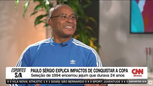 Paulo Sérgio em entrevista ao CNN Esportes S/A, da CNN Brasil