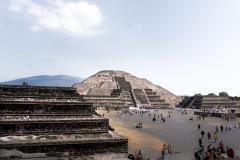 Pirâmides de Teotihuacán, no México