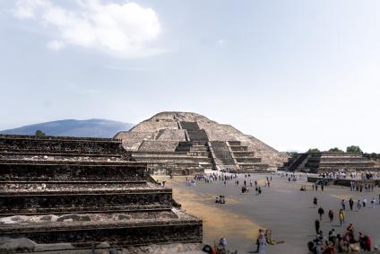 Pirâmides de Teotihuacán, no México