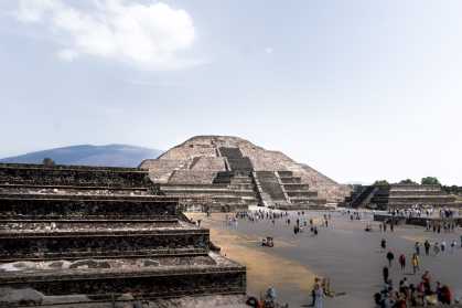 Pirâmides de Teotihuacán, no México