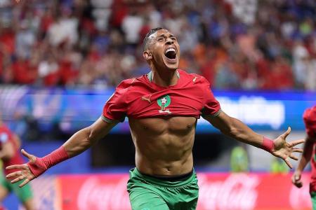 Rahimi marcou o gol da importante virada para Marrocos