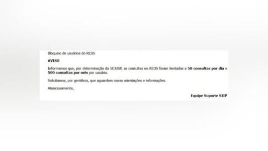 Policiais foram comunicados nessa terça-feira • Reprodução