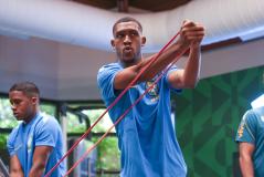 Rayan em atividade na Seleção Brasileira