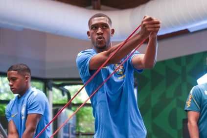 Rayan em atividade na Seleção Brasileira