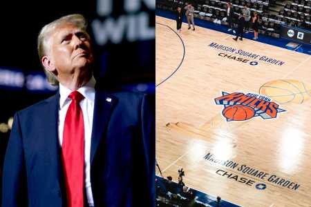 Donald Trump e quadra do Madison Square Garden preparada para as finais de 2026 da NBA