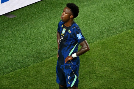 Vini Jr comentou sobre comemoração de gol em partida contra o Haiti