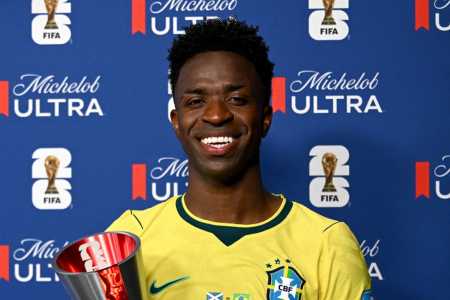 Vini Jr. melhor em campo de Escócia 0 x 3 Brasil