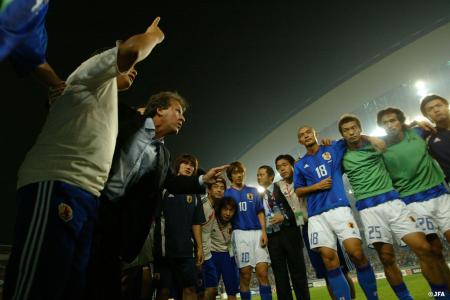 Zico como técnico da Seleção Japonesa