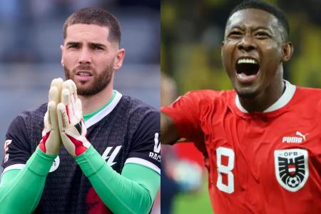 Luca Zidane (à esquerda) e Alaba (à direita)