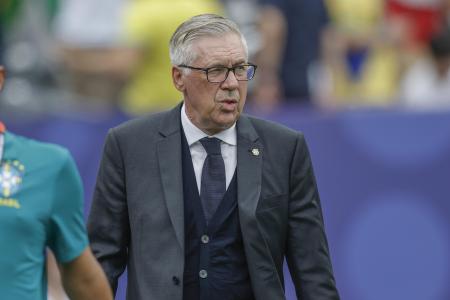 Carlo Ancelotti, treinador da Seleção Brasileira